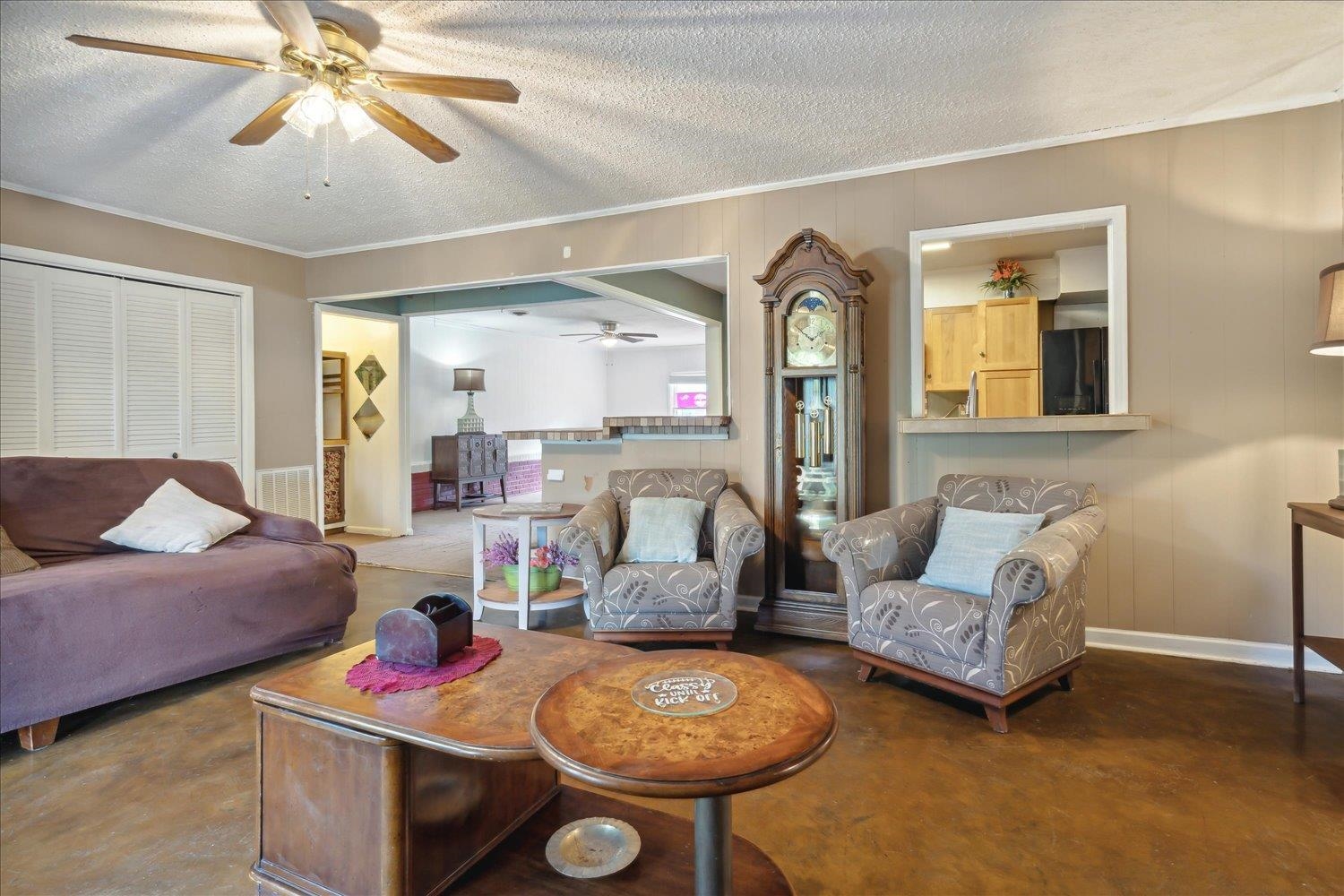 4608 Boyce Road Memphis, TN 38117 - Photo 14 of 30 a living room with furniture and a chandelier