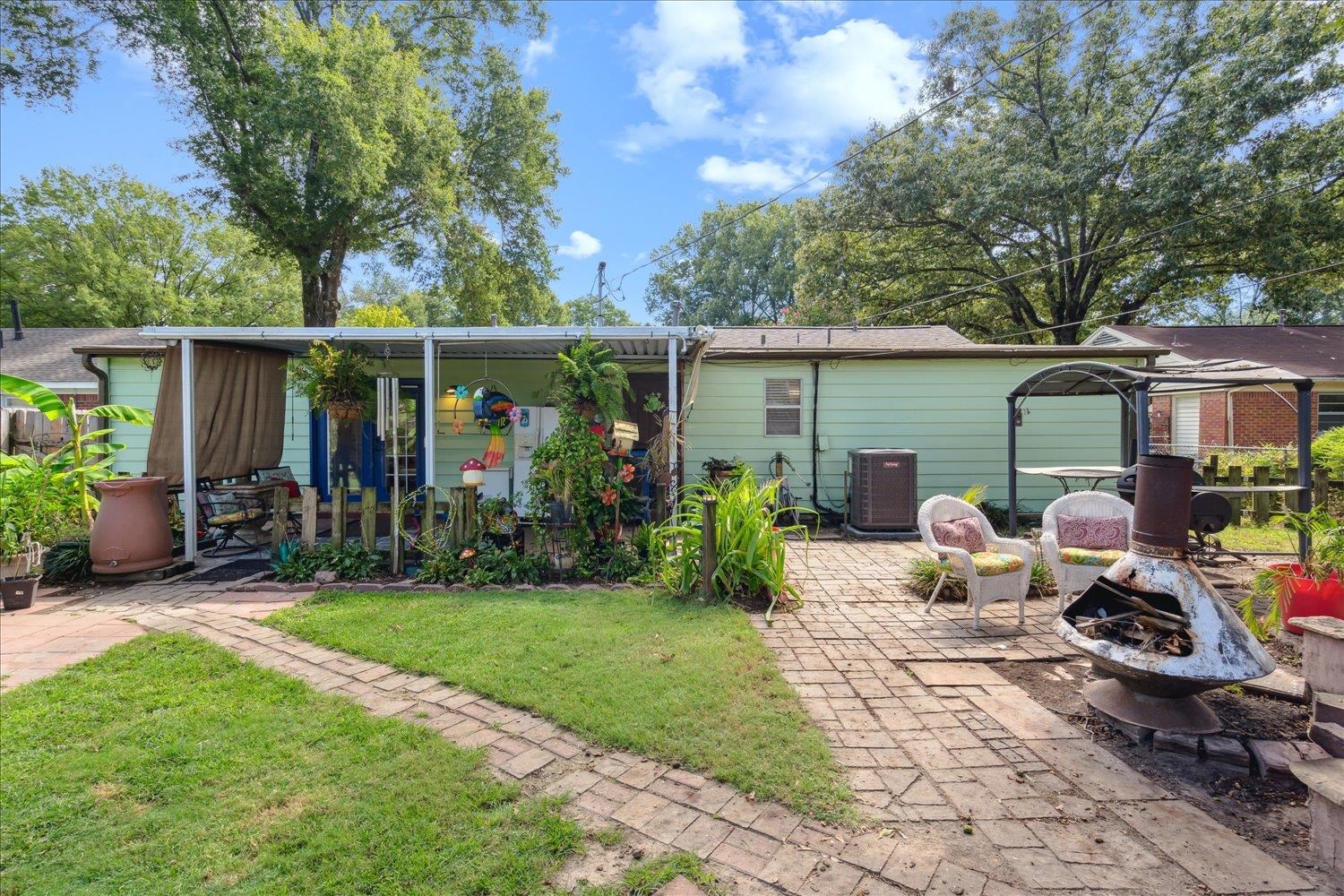 4608 Boyce Road Memphis, TN 38117 - Photo 28 of 30 a view of a backyard with garden and plants