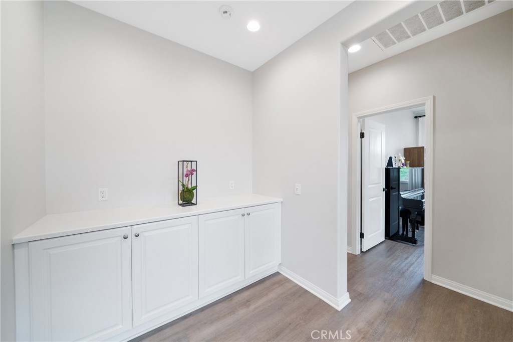 323 La Ventana Drive Brea, CA 92823 - Photo 16 of 47 a view of a kitchen with refrigerator and white wall