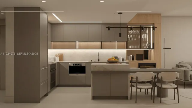 a view of a balcony with an ocean view