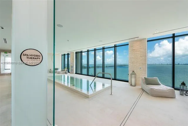 a outdoor living space with furniture