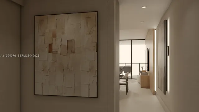 a kitchen with stainless steel appliances granite countertop a stove and a refrigerator