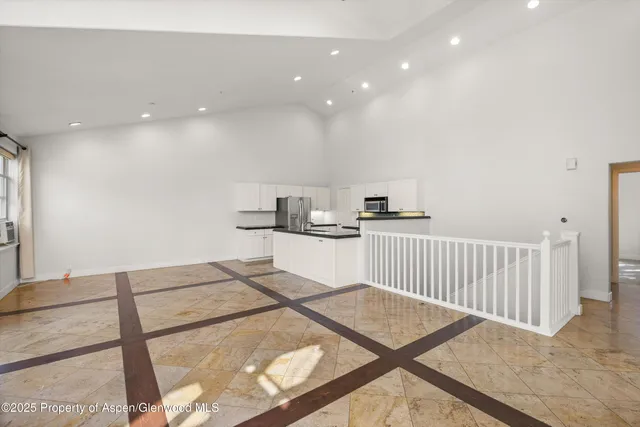 a bedroom with a bed