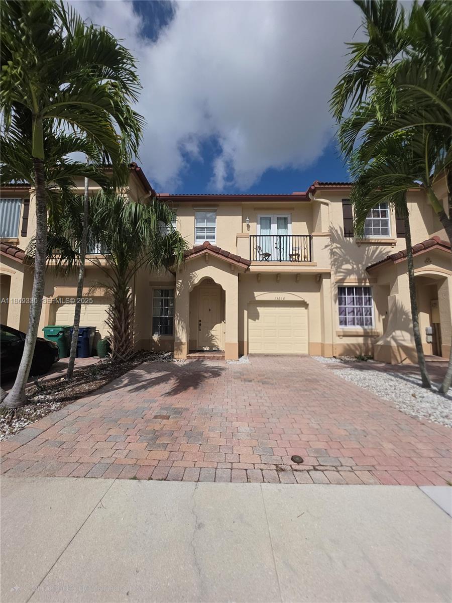 a view of a car garage