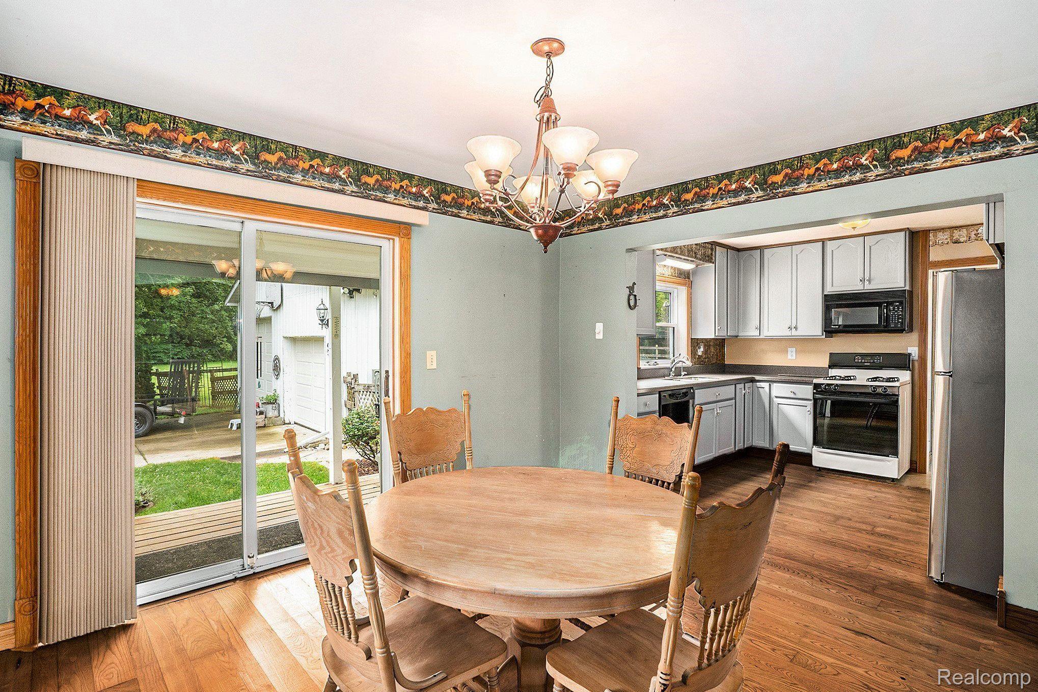1950 South Lake George Road Attica, MI 48412 - Photo 7 of 30 Dining Room w/Door Wall to Covered Porch