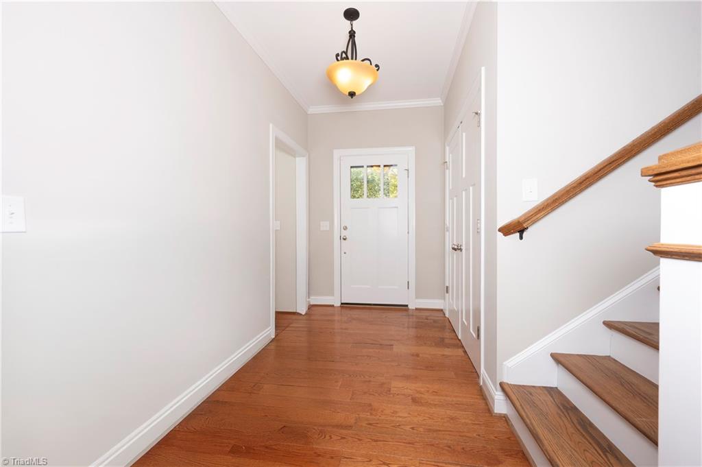 296 River Road Advance, NC 27006 - Photo 11 of 50 Entry Foyer - Steps to Walk-In Attic