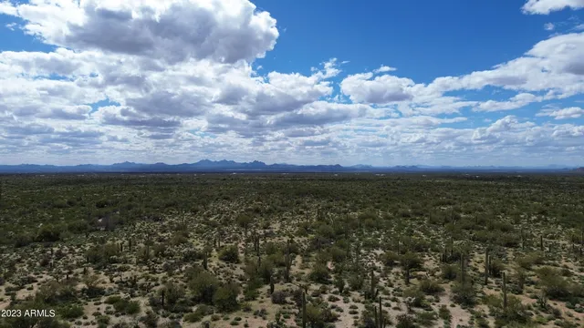 a view of city and mountain