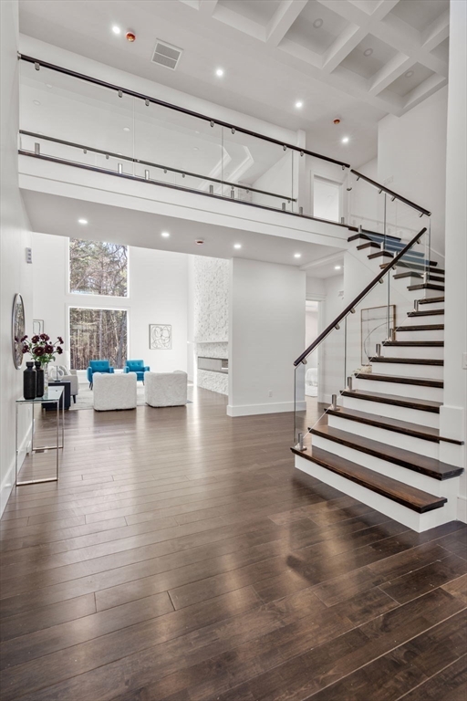 51 Plympton Road Sudbury, MA 01776 - Photo 19 of 38 a view of entryway and hall with wooden floor