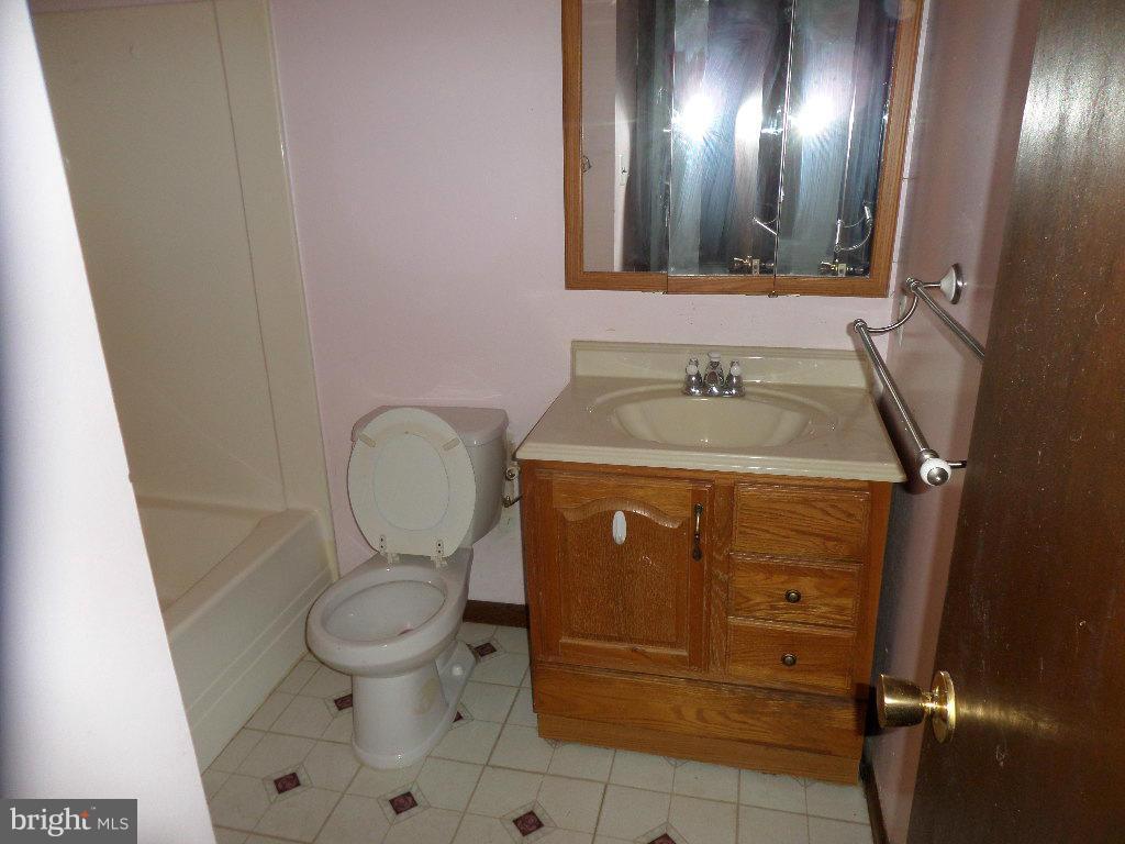 4242 Roop Road Mount Airy, MD 21771 - Photo 8 of 14 a bathroom with a sink and a mirror