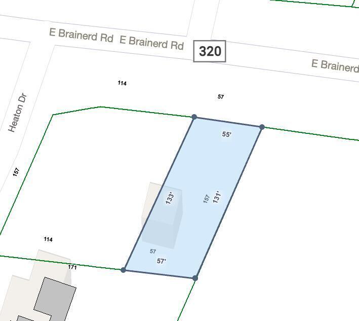 plat map for 8512 E Br rd