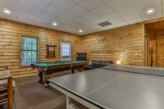 101 Moonshine Mountain Road Mineral Bluff, GA 30559 - Photo 25 of 70 a room with pool table and windows
