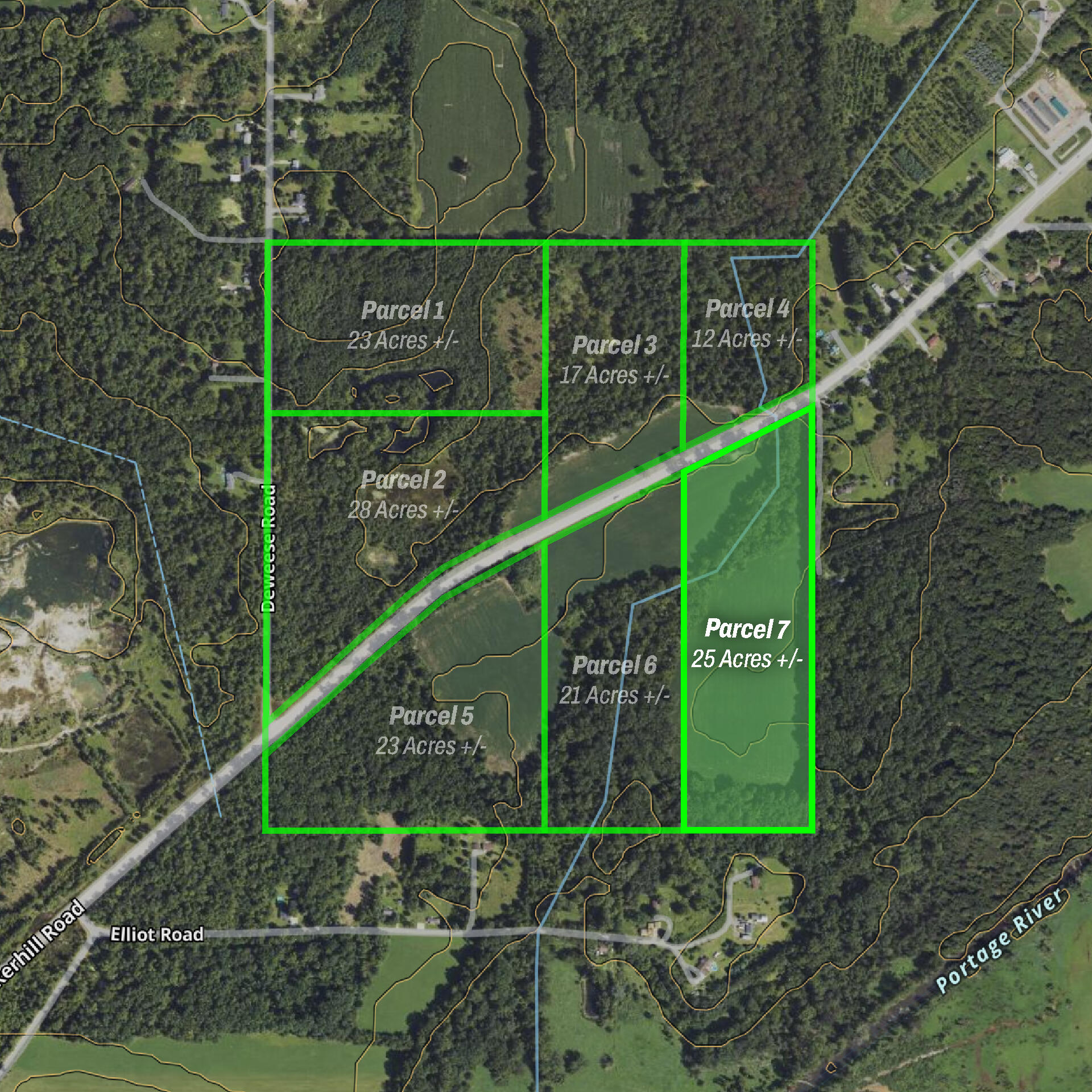 7 Bunkerhill Road Jackson, MI 49201 - Photo 2 of 14 Lot 7 Overview