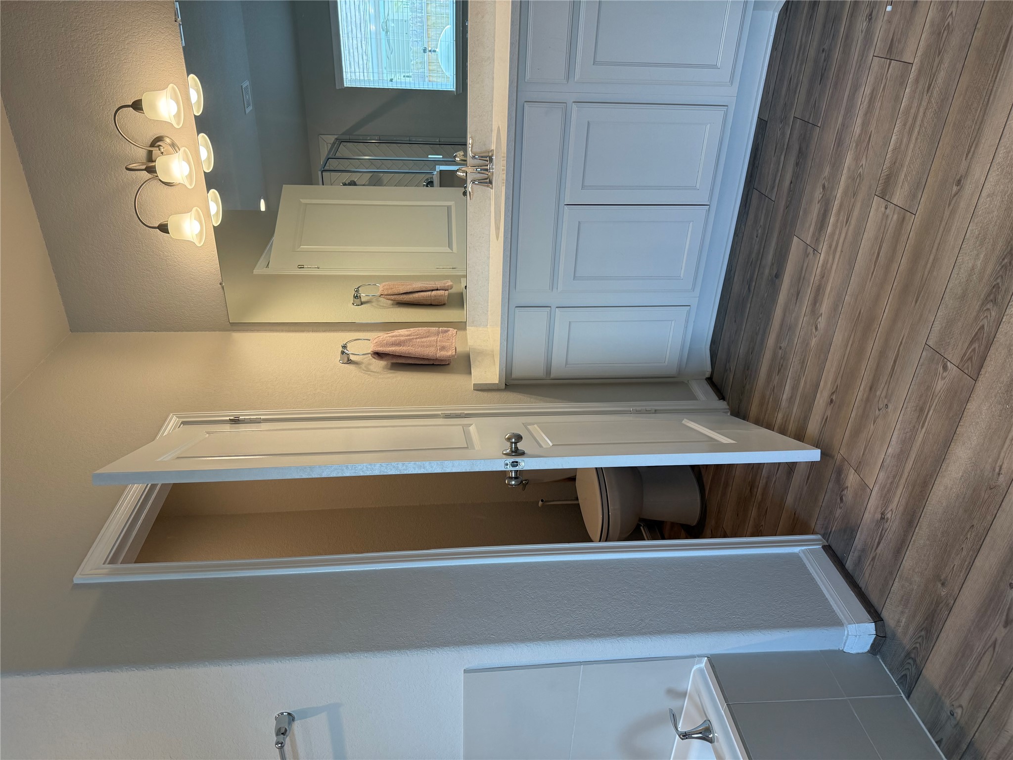 2336 Hagerman Road Conroe, TX 77384 - Photo 23 of 35 a bathroom with a sink and a mirror