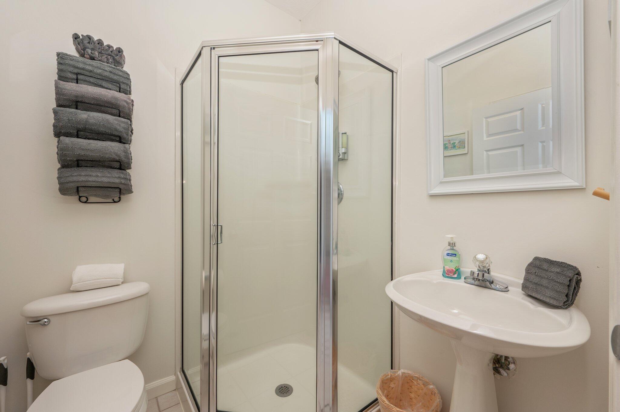 34 Heron's Watch Way, Unit 2303 Santa Rosa Beach, FL 32459 - Photo 25 of 45 a bathroom with a sink a toilet and shower