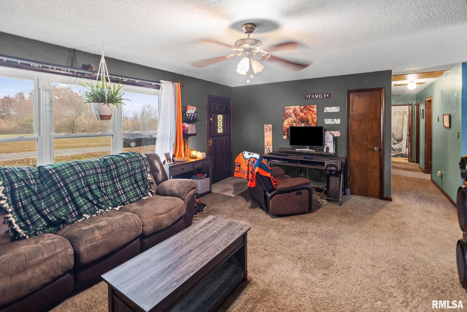 103 Middleton Street Iuka, IL 62849 - Photo 11 of 27 a living room with furniture and a flat screen tv