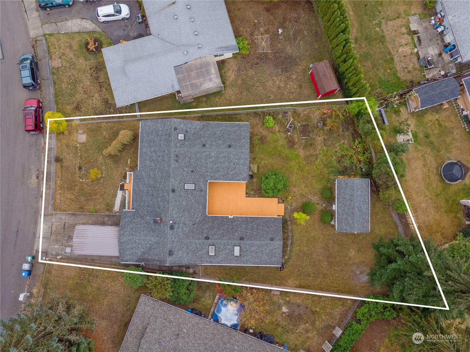 16632 124th Avenue Southeast Renton, WA 98058 - Photo 2 of 29 an aerial view of houses with a swimming pool