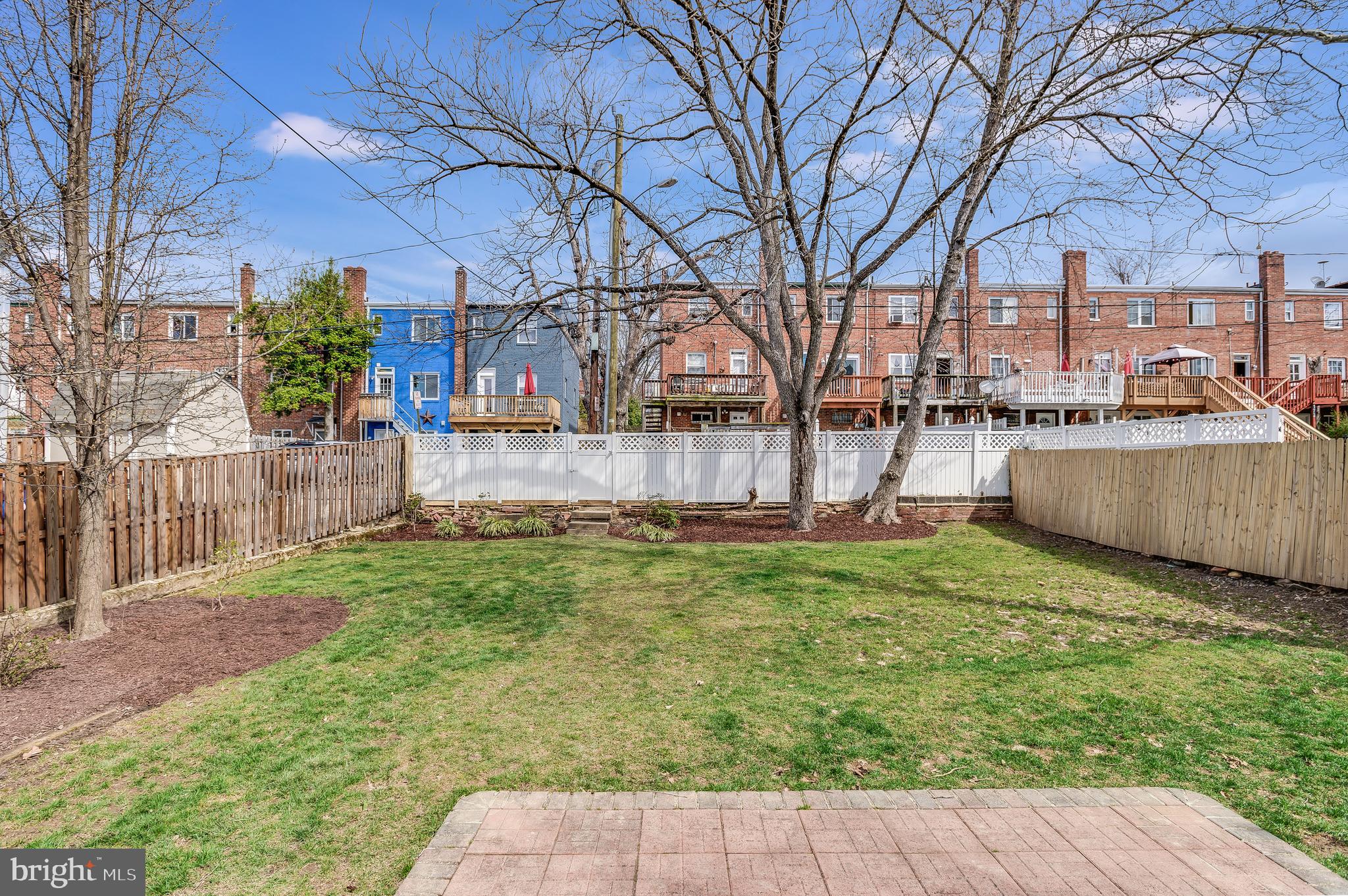 Spacious Fenced in Backyard