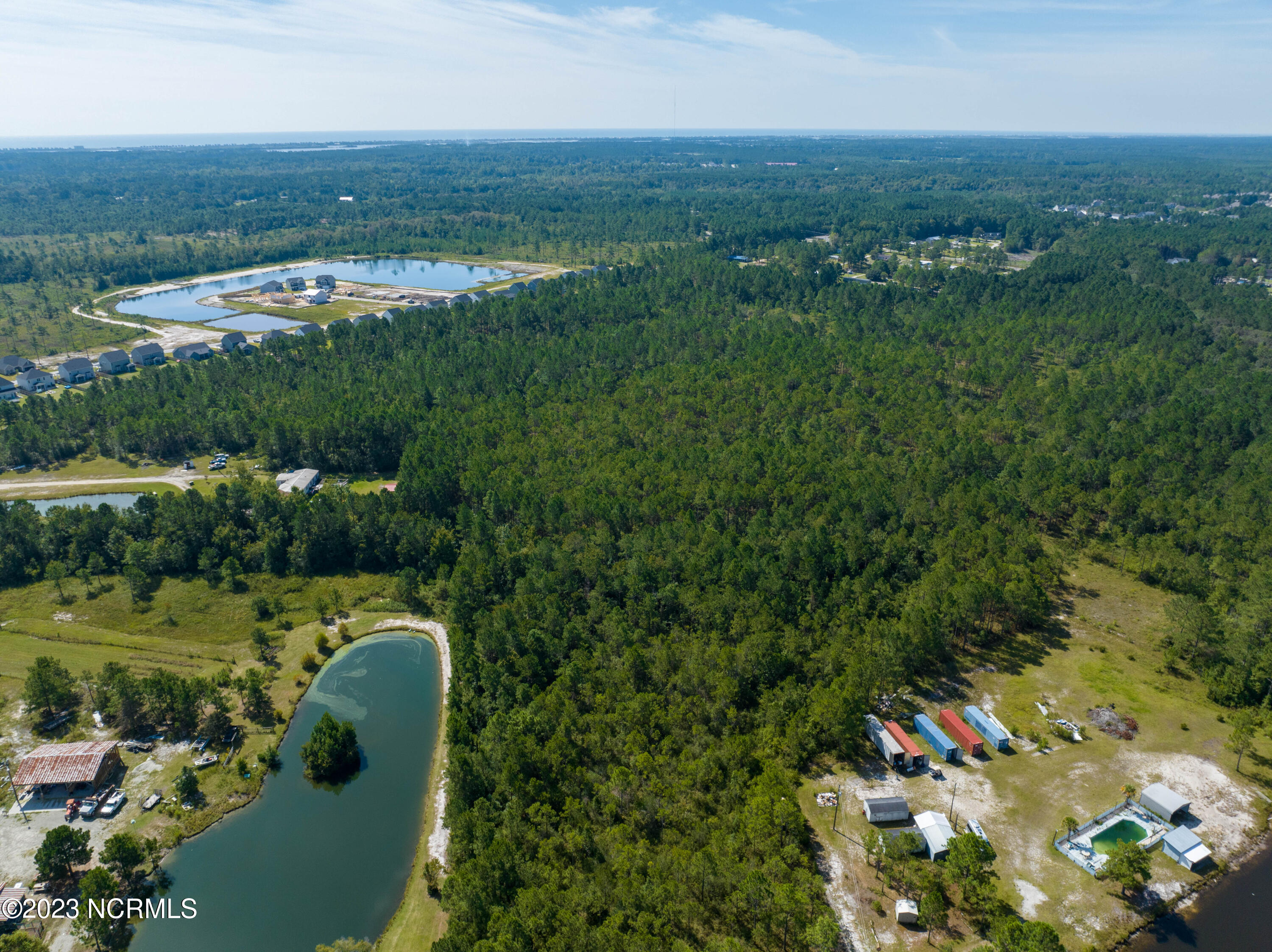 L5 Aqua Alley Holly Ridge, NC 28445 - Photo 16 of 20 HWY 172 Lots 1-5 - Aerial Photo - Edited