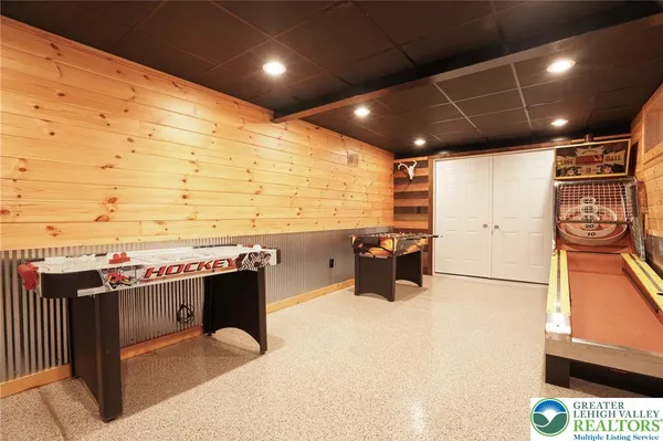 a view of a car garage