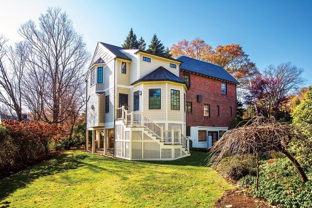 101 Blake Road Brookline, MA 02445 - Photo 27 of 28 a view of a house with a yard