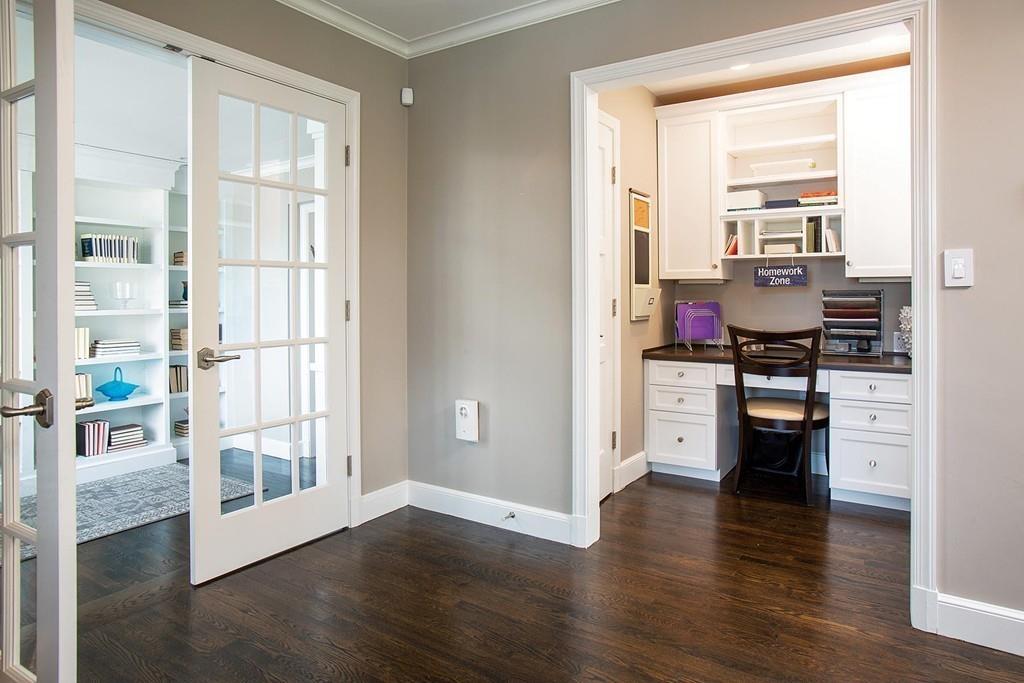 101 Blake Road Brookline, MA 02445 - Photo 6 of 28 a view of a livingroom with furniture and hardwood floor