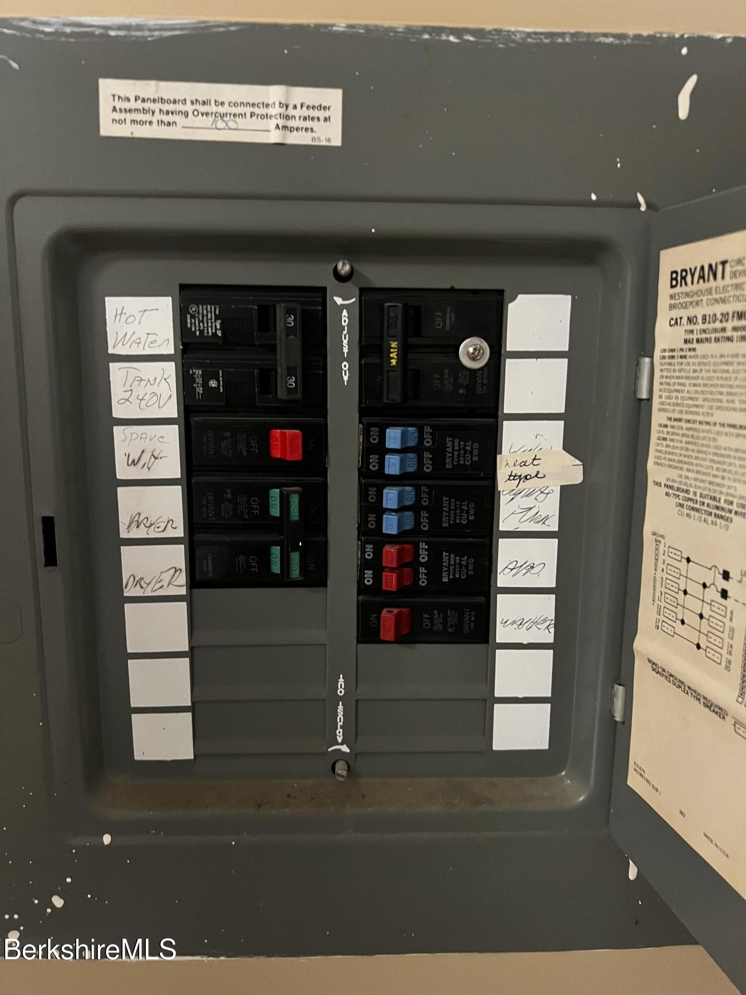 1095 Mohawk Trail, Unit 21 North Adams, MA 01247 - Photo 14 of 17 Electrical Panel