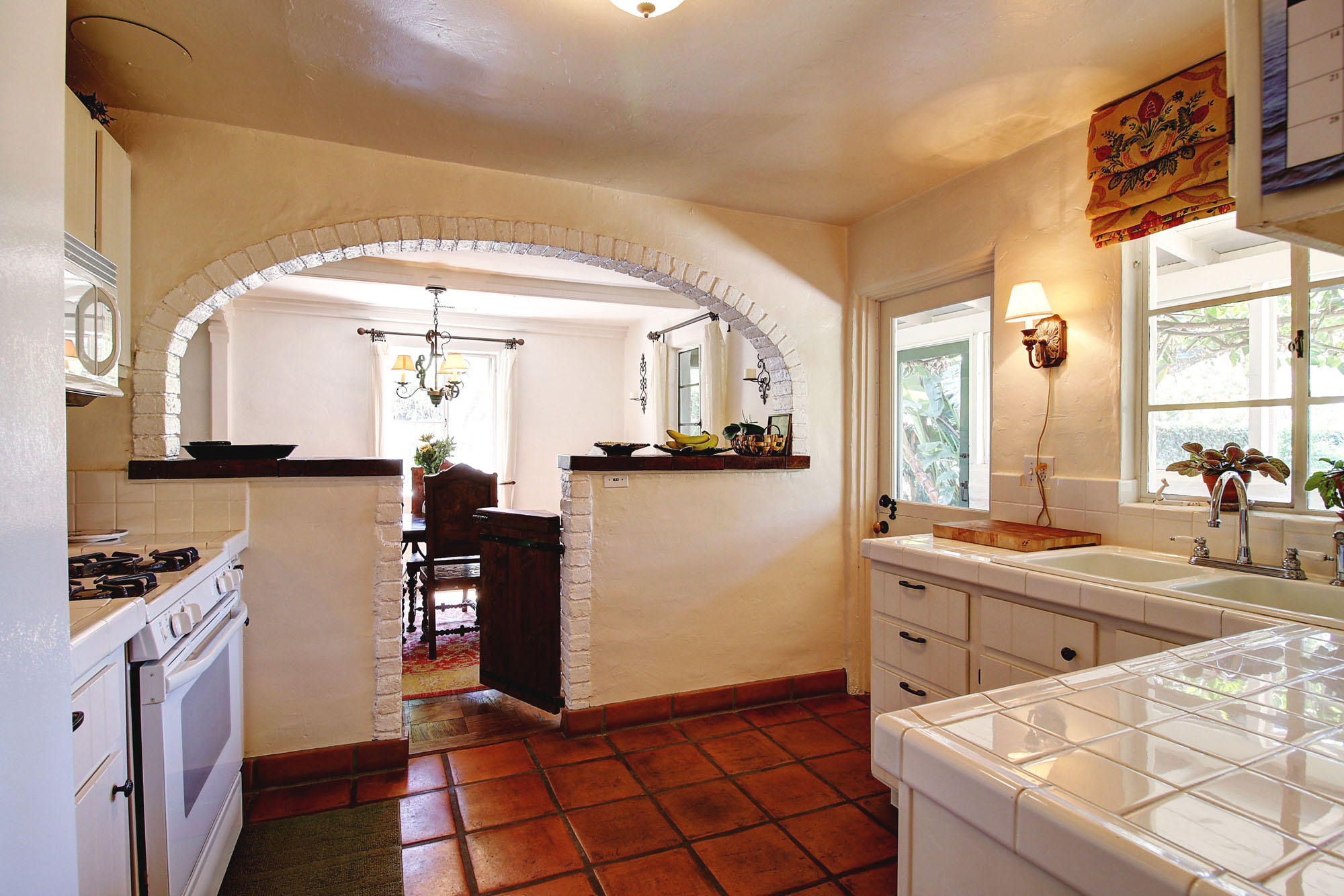 615 Romero Canyon Road Montecito, CA 93108 - Photo 13 of 24 Kitchen from Hall_615 Romero Canyon