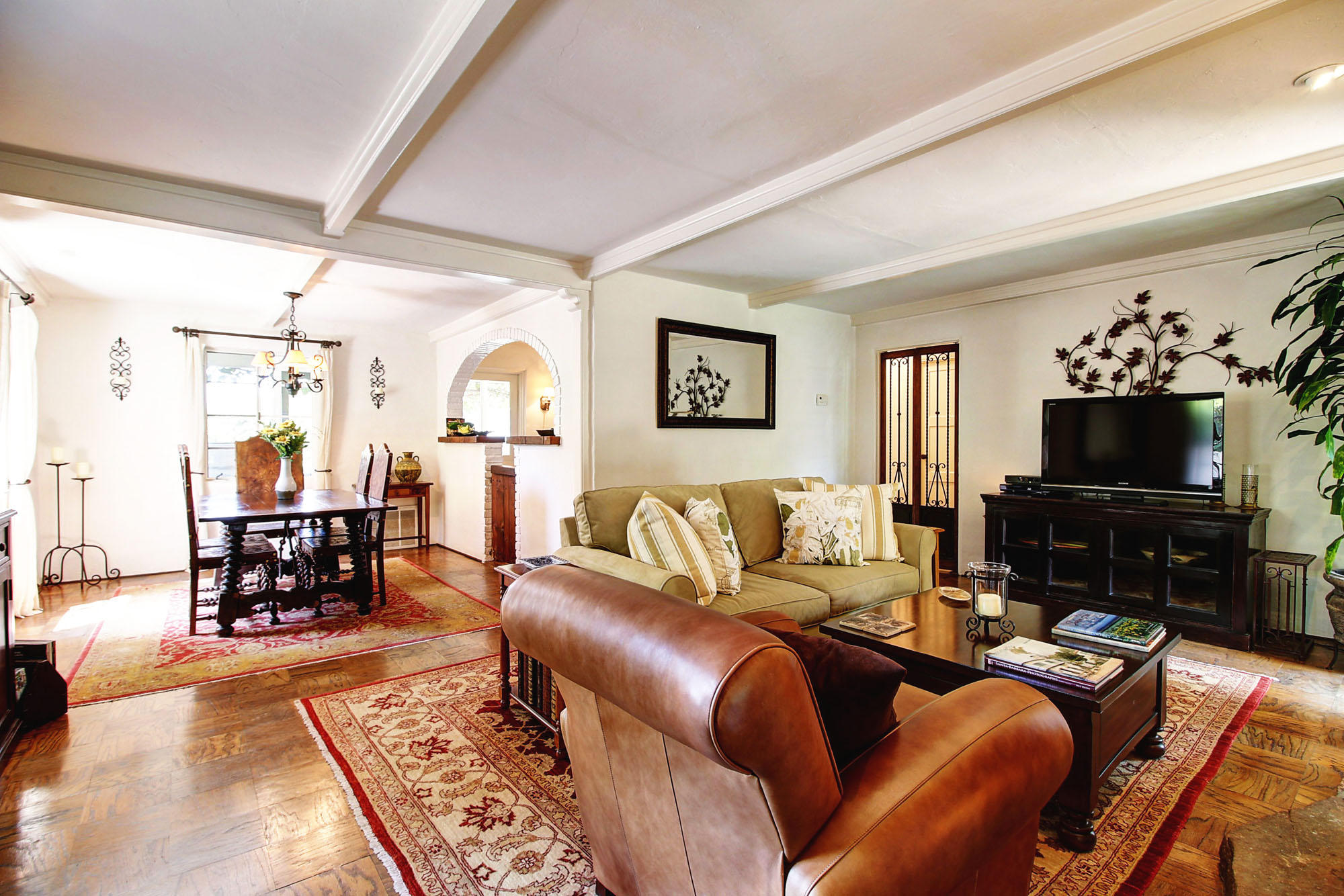 615 Romero Canyon Road Montecito, CA 93108 - Photo 6 of 24 Living & Dining_615 Romero Canyon