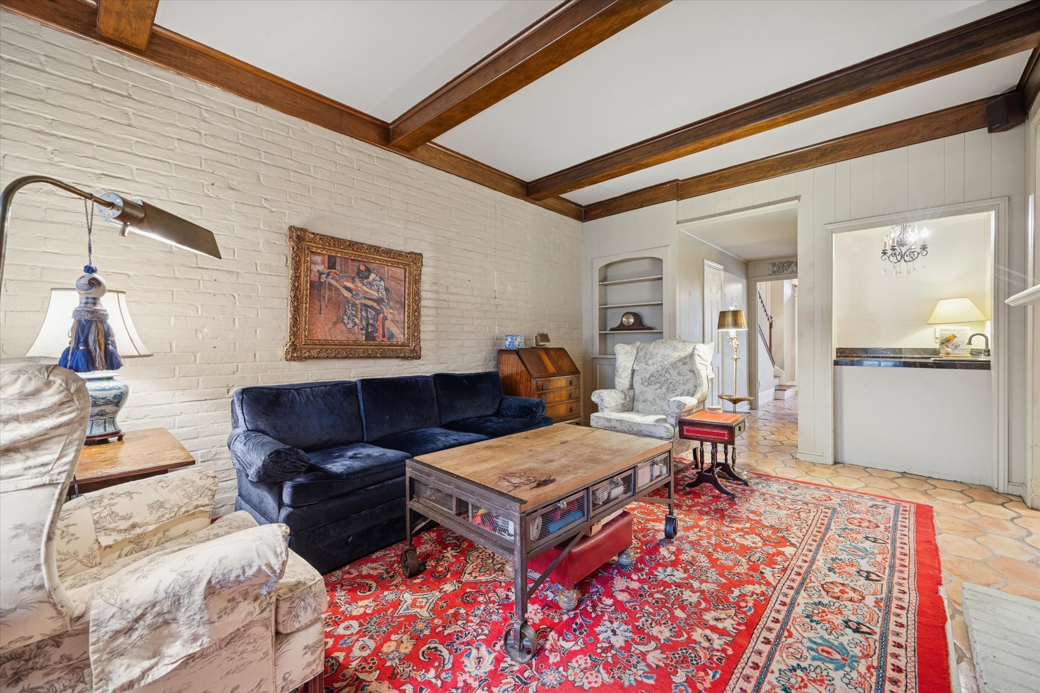 7525 Del Monte Drive Houston, TX 77063 - Photo 16 of 30 a living room with furniture and wooden floor