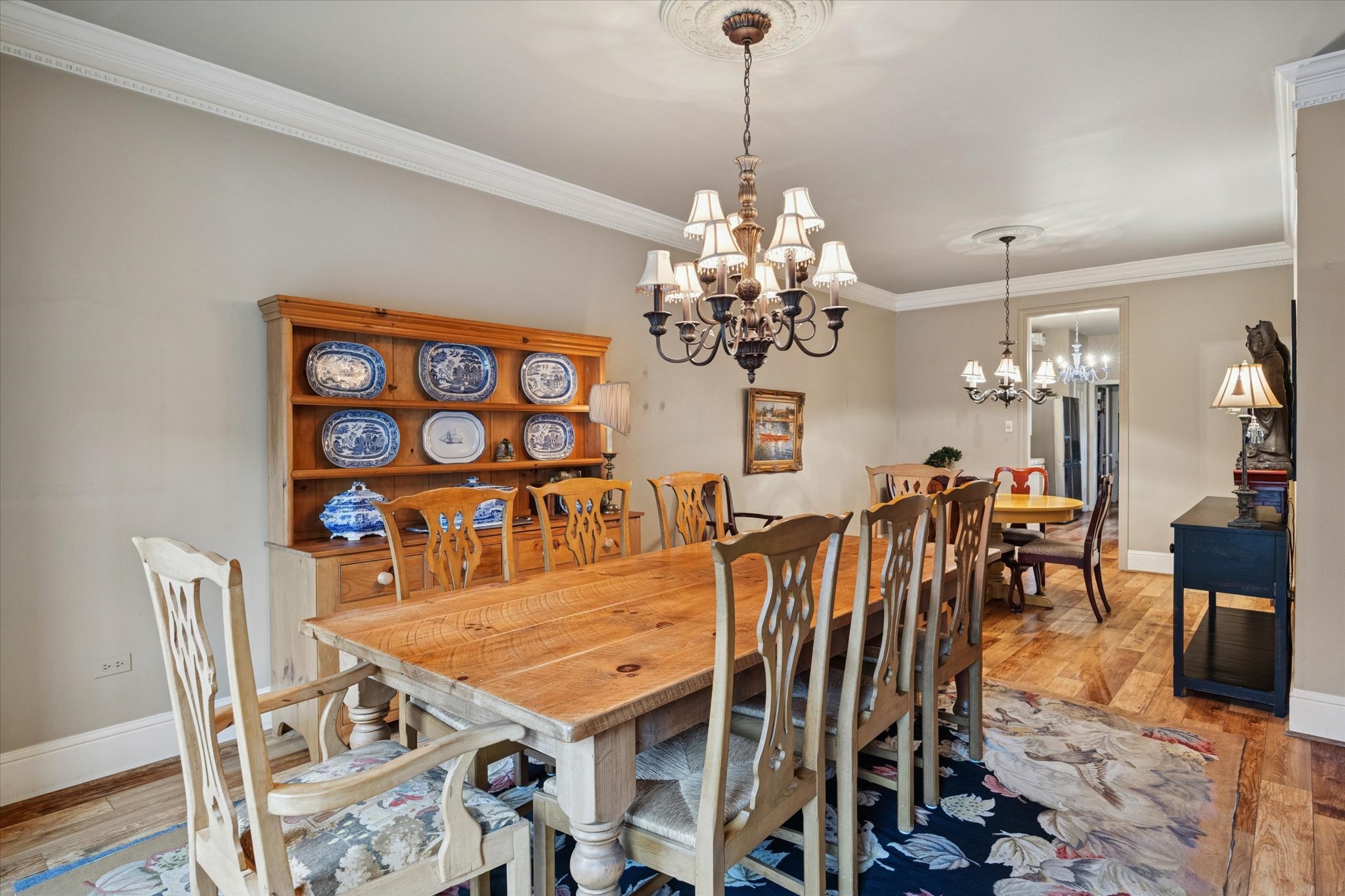 7525 Del Monte Drive Houston, TX 77063 - Photo 8 of 30 a view of a dining room with furniture and chandelier