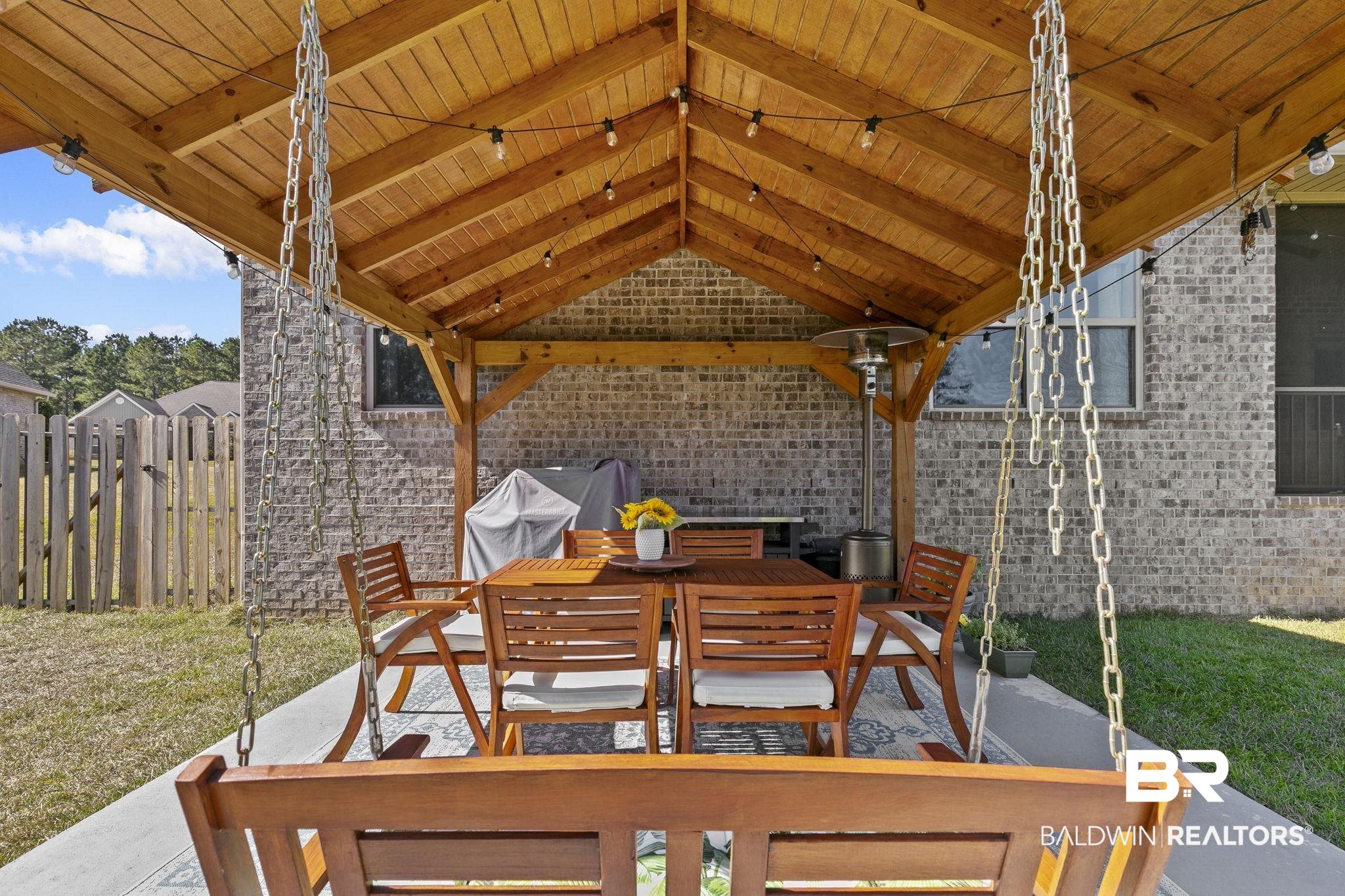 31500 Spoonbill Road Daphne, AL 36527 - Photo 59 of 85 View of patio / terrace with a gazebo