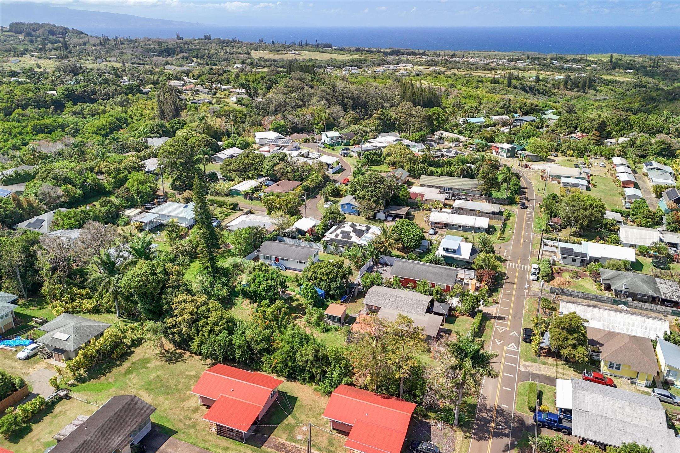 1706 Haiku Road Haiku, HI 96708 - Photo 8 of 28 an aerial view of a city with lots of residential buildings