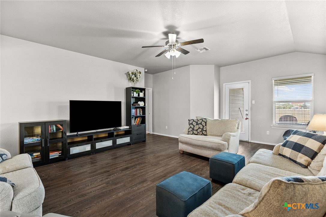 271 Bainbridge Road Temple, TX 76502 - Photo 14 of 36 a living room with furniture and a flat screen tv