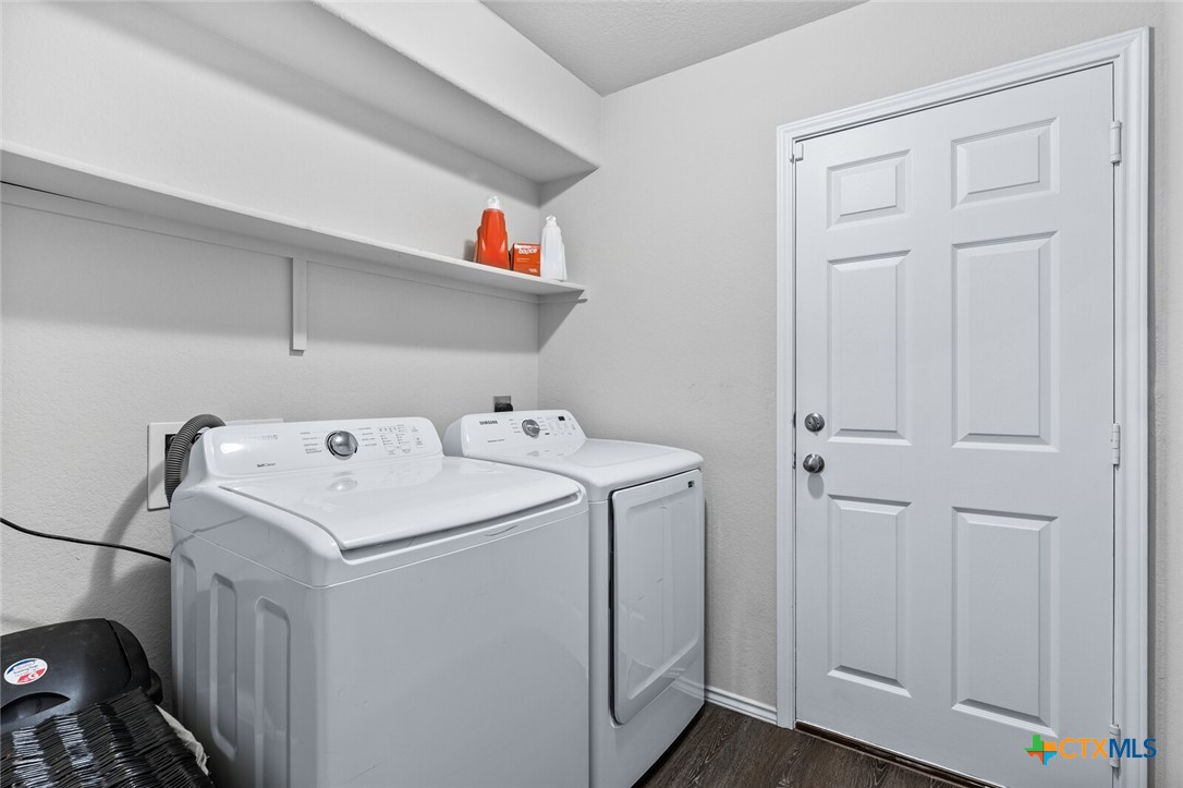 271 Bainbridge Road Temple, TX 76502 - Photo 30 of 36 a utility room with dryer and washer