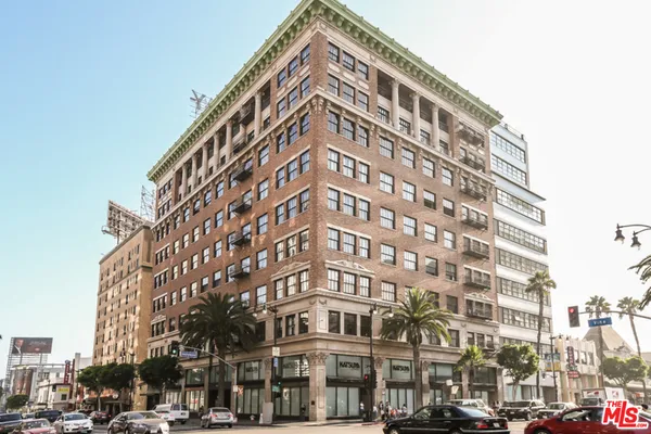 a front view of a building