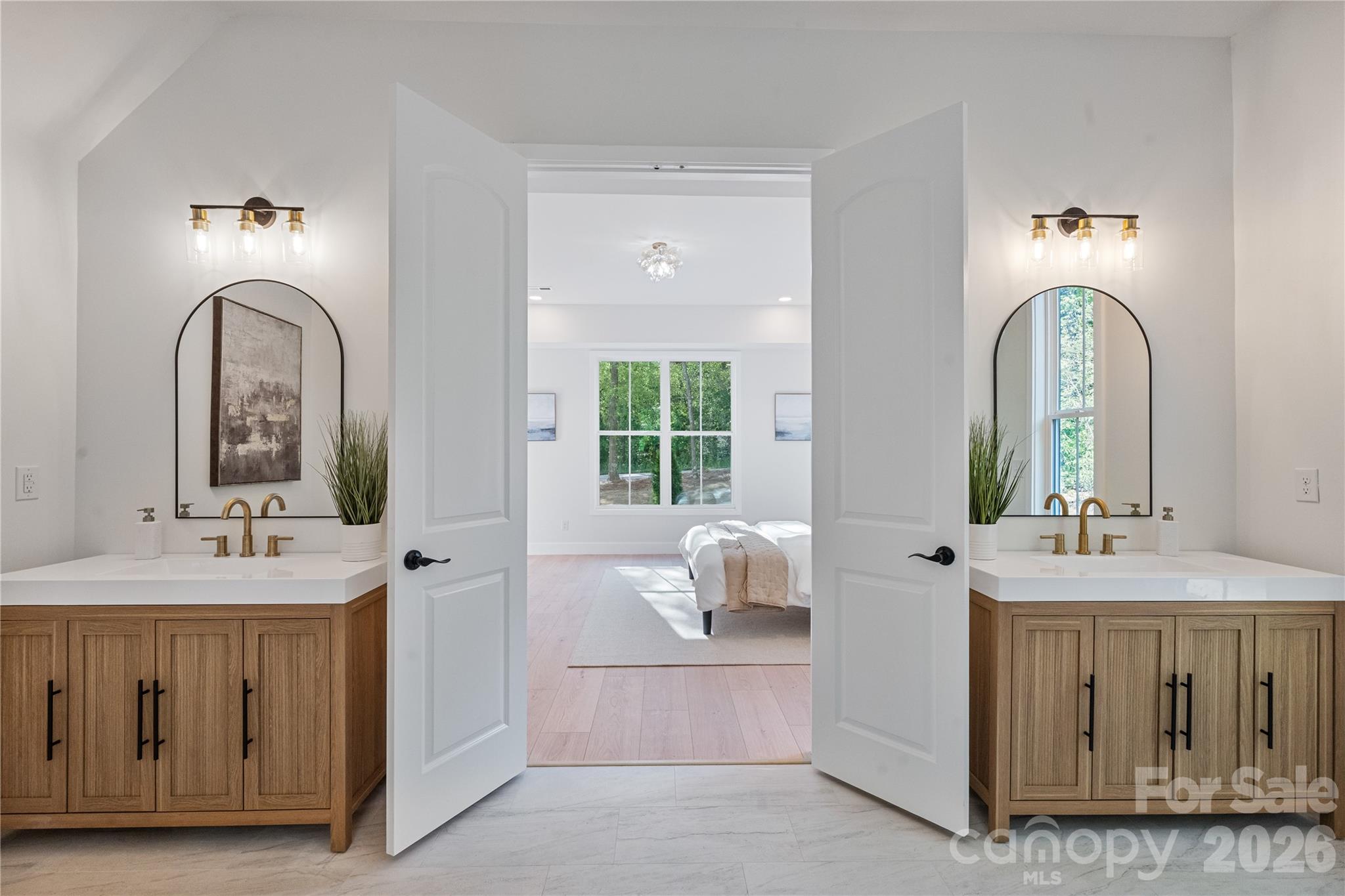 460 Riddle Mill Road Clover, SC 29710 - Photo 22 of 48 a en suite bathroom with a sink and a mirror