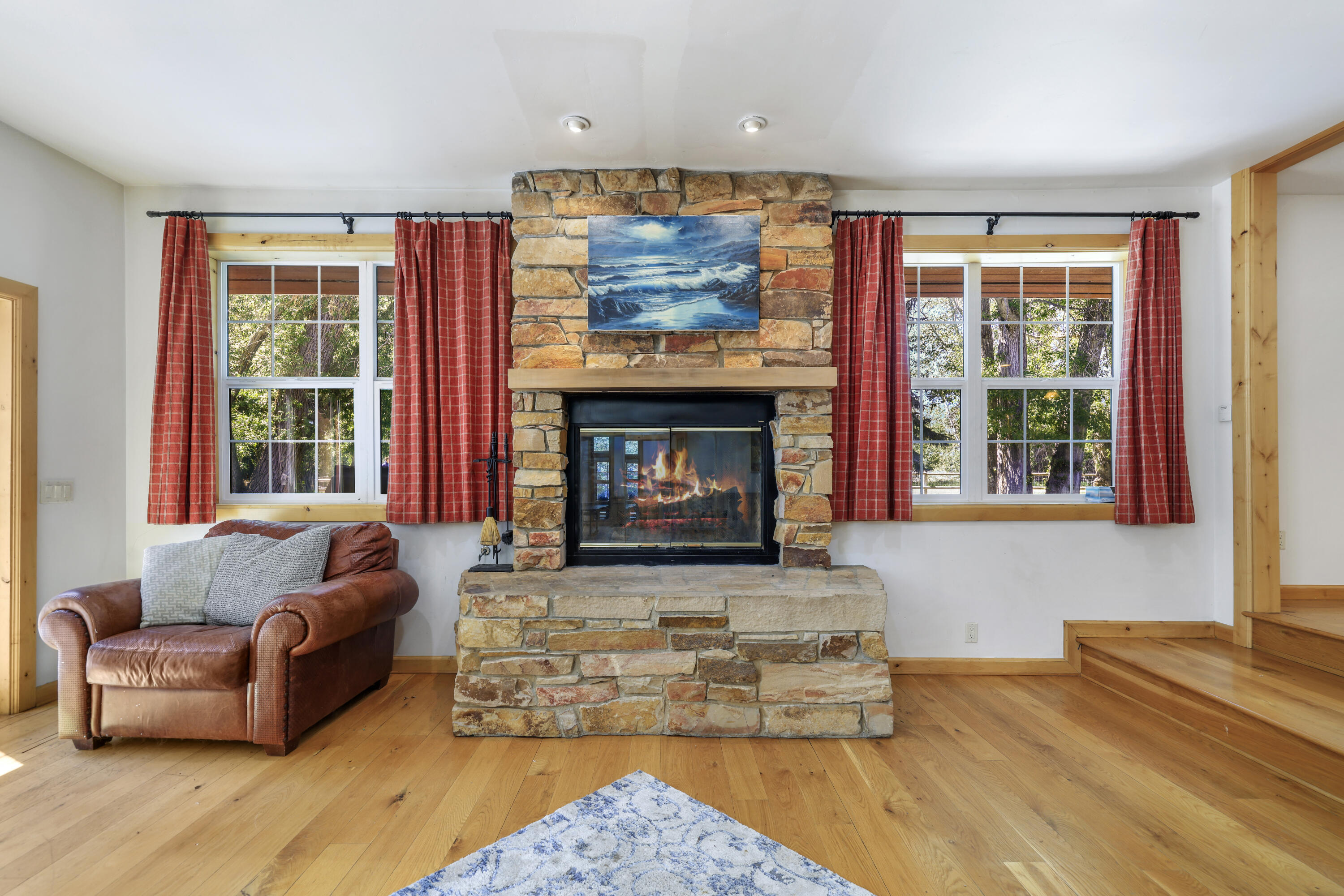 15 Lower Broadford Road Bellevue, ID 83313 - Photo 15 of 57 Living Room Fire Place