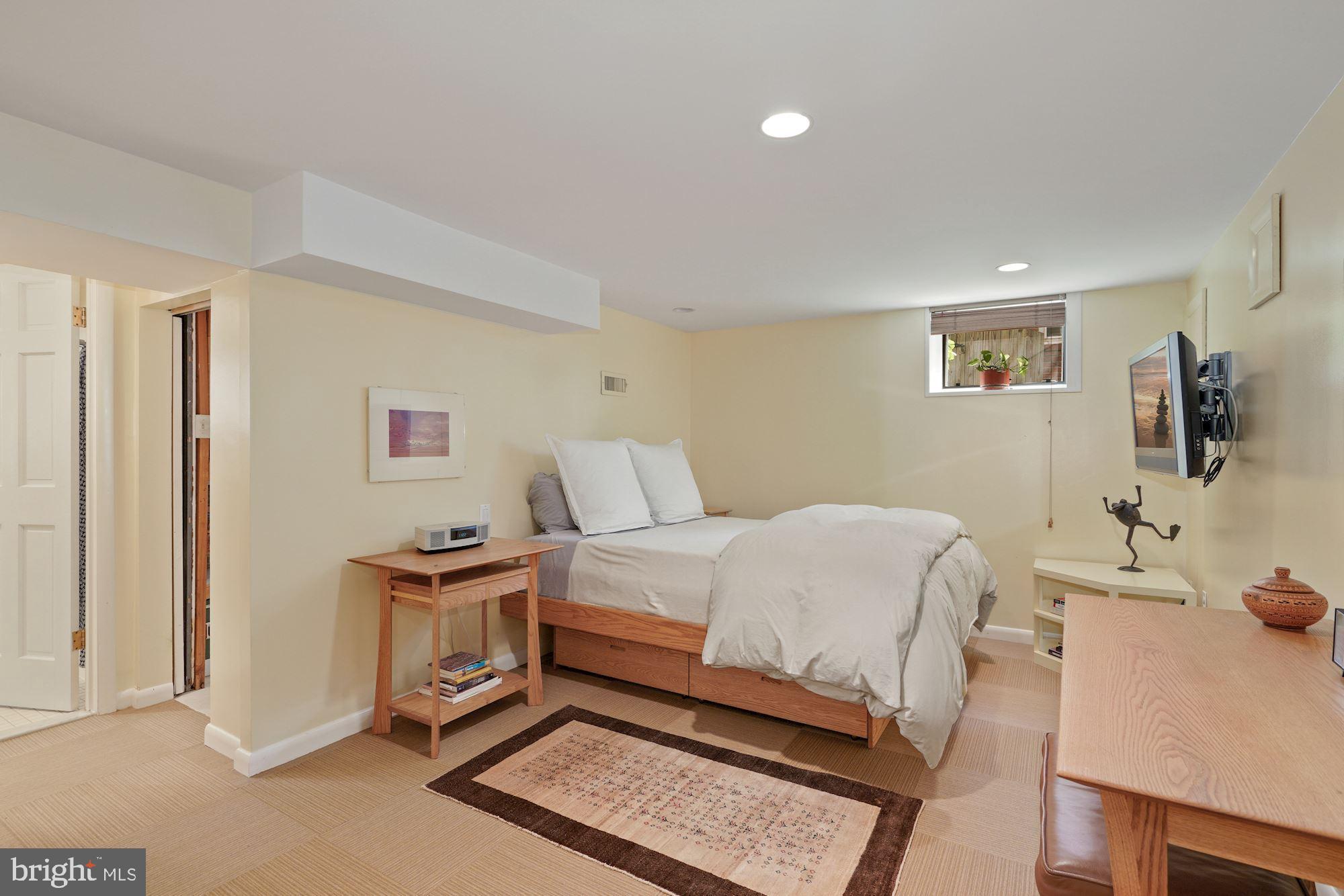 4517 Clark Place Northwest Washington, DC 20007 - Photo 19 of 28 Lower Level Guest Suite or Recreation Room