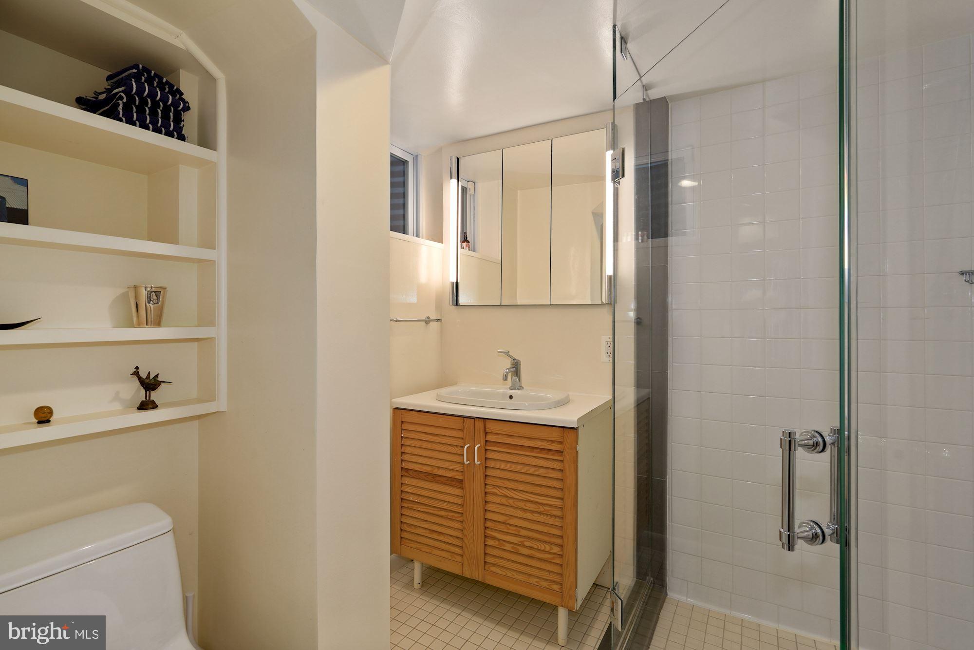4517 Clark Place Northwest Washington, DC 20007 - Photo 21 of 28 Lower Level Full Bathroom