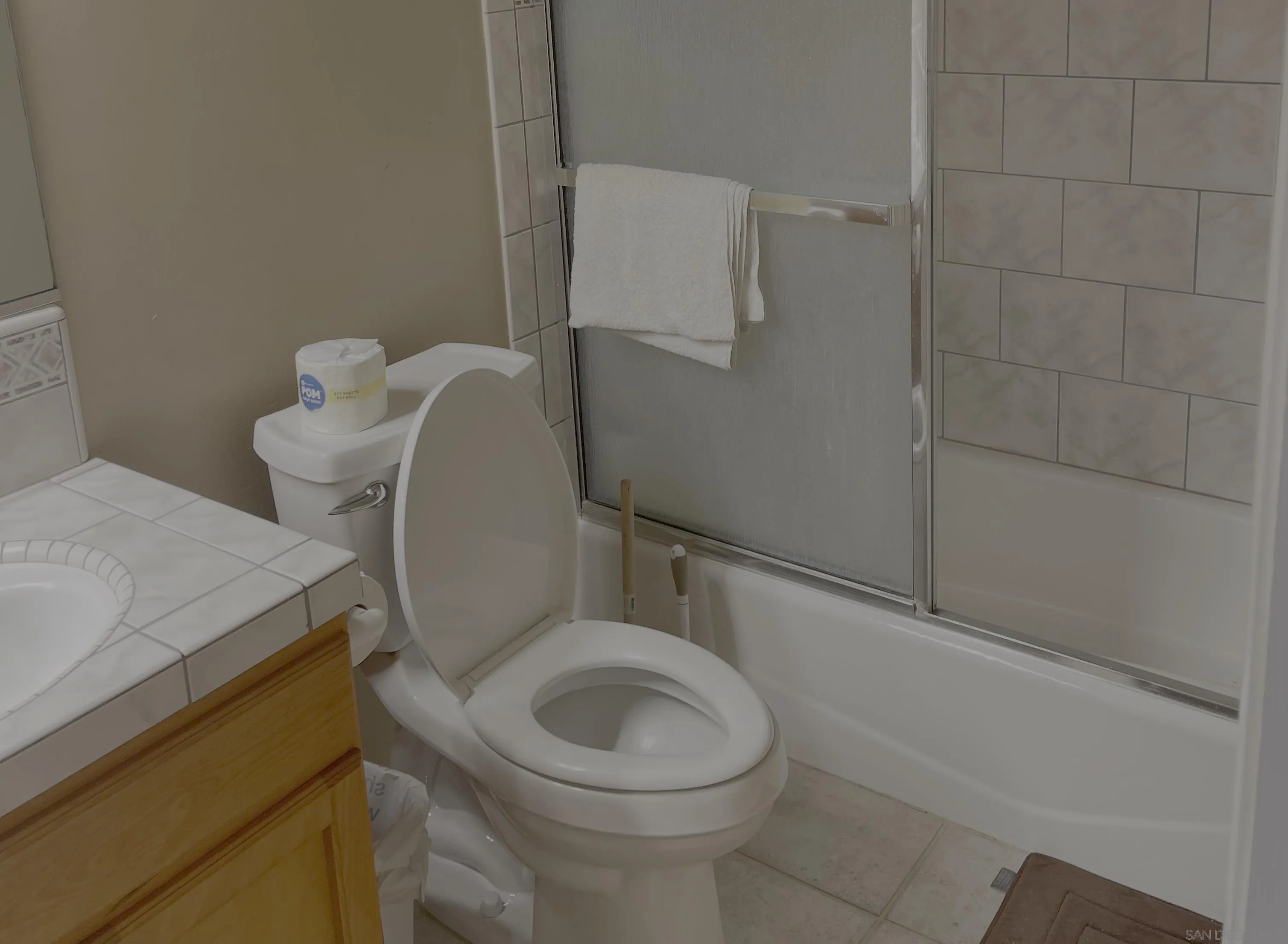 32906 Rincon Rancho Road Pauma Valley, CA 92061 - Photo 6 of 15 a white toilet sitting next to a bathroom sink