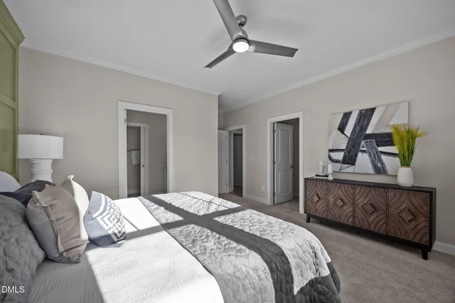 a bathroom with a mirror and a shower