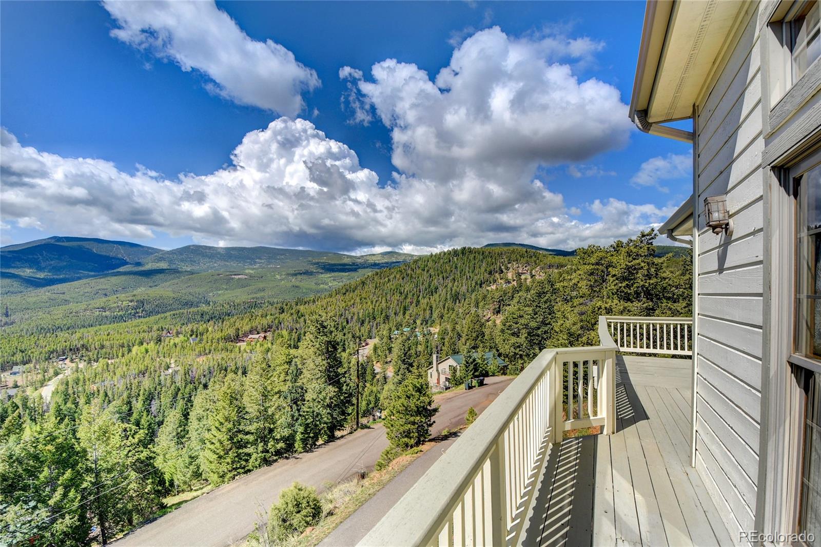 33633 Elk Run Evergreen, CO 80439 - Photo 35 of 40 a view of a city from a balcony