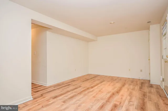 a view of empty room