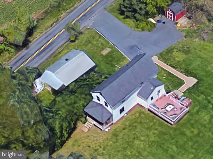 Arial Main House  Cottage