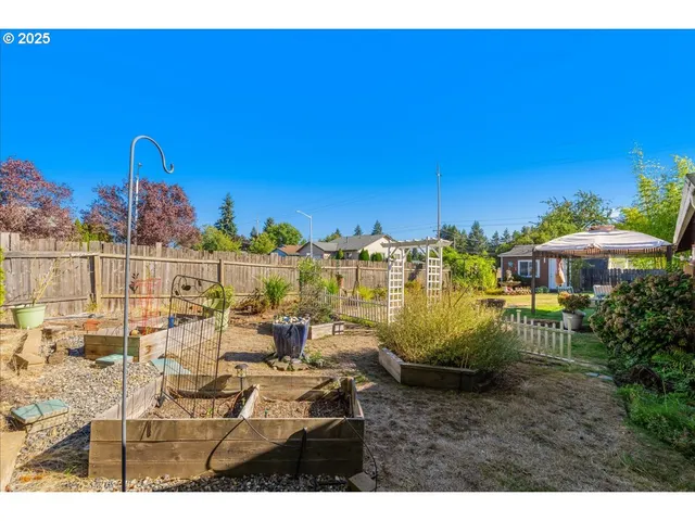 a view of a rooftop with a swimming pool