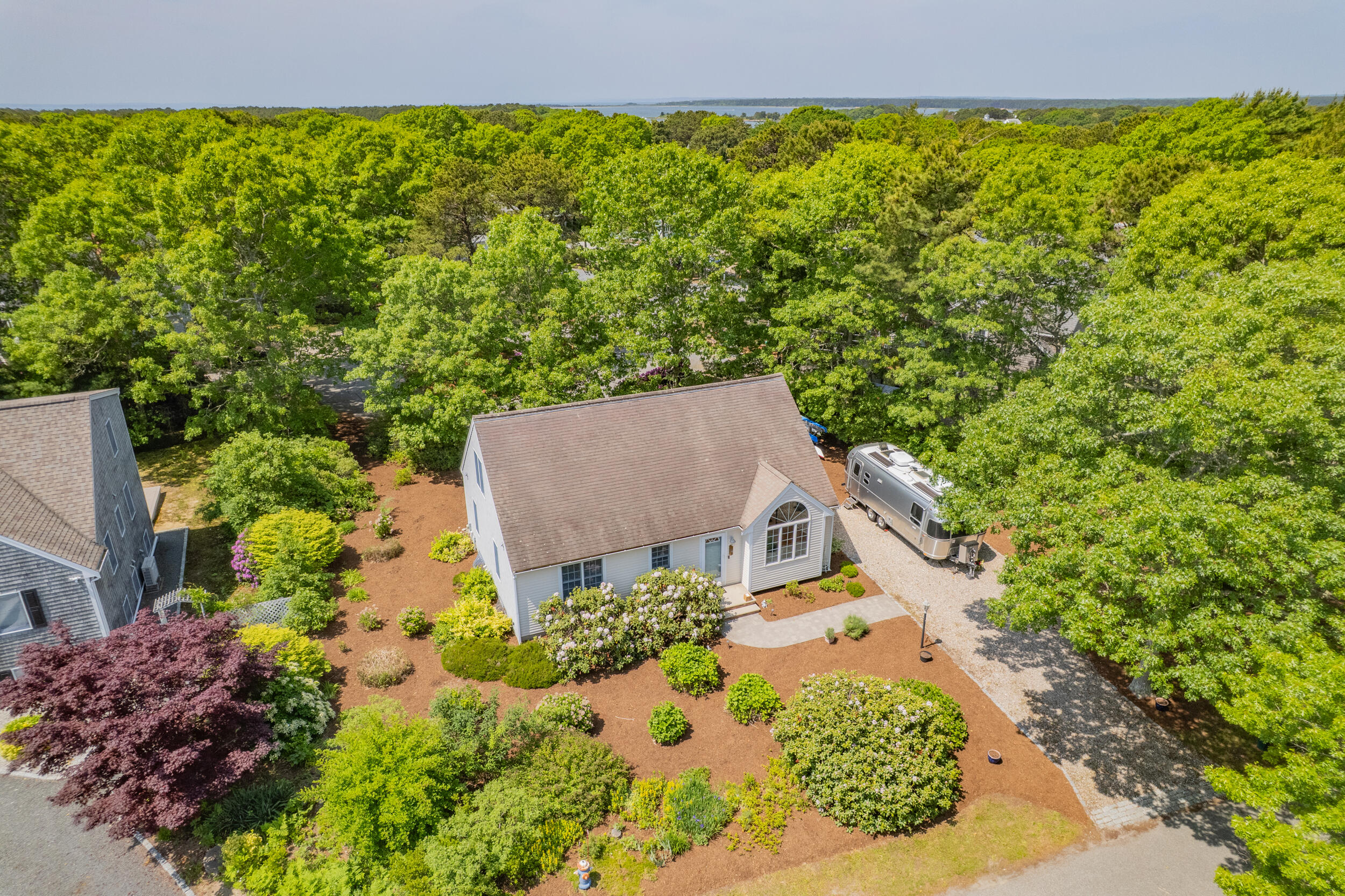 64 Manitoba Road Mashpee, MA 02649 - Photo 20 of 26 64 Manitoba Road - Aerial View