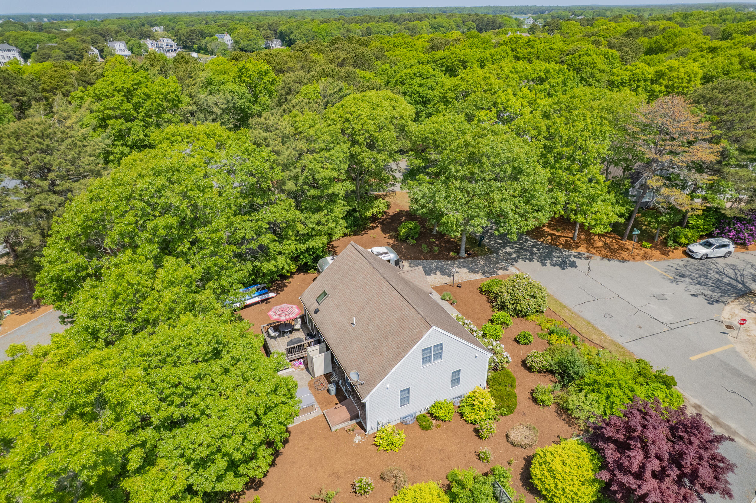 64 Manitoba Road Mashpee, MA 02649 - Photo 21 of 26 64 Manitoba Road - Aerial View