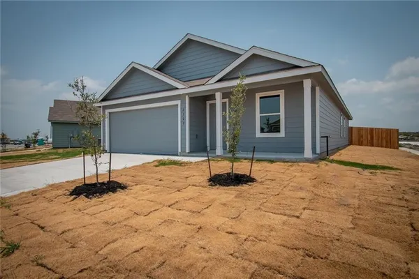 a backyard of a house
