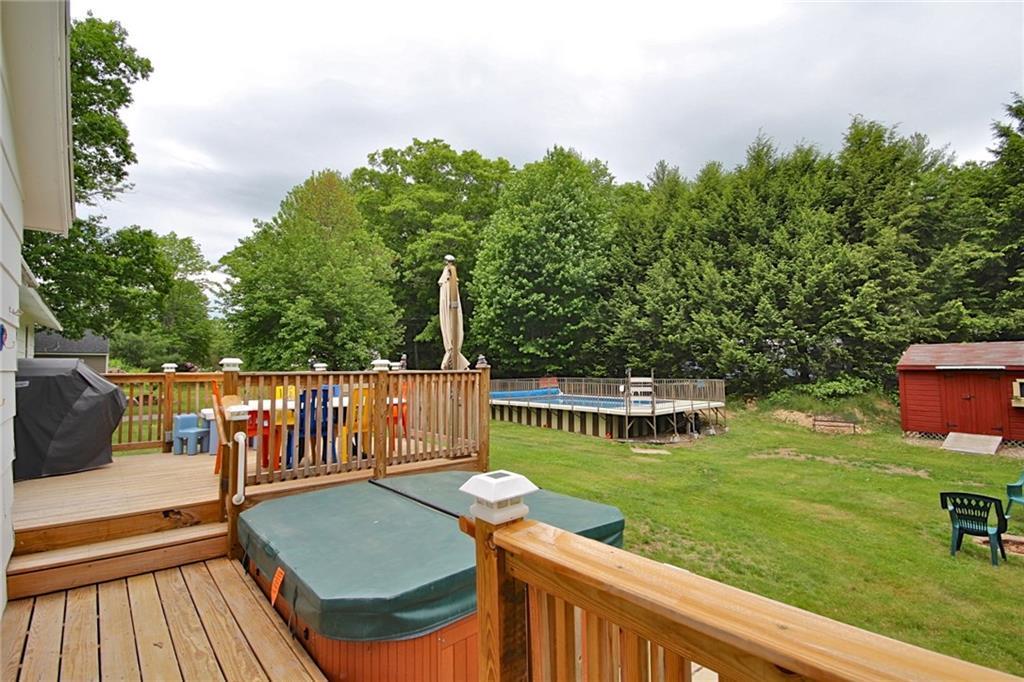 204 Main Street Springvale, ME 04083 - Photo 31 of 35 View of the yard, and the hot tub...