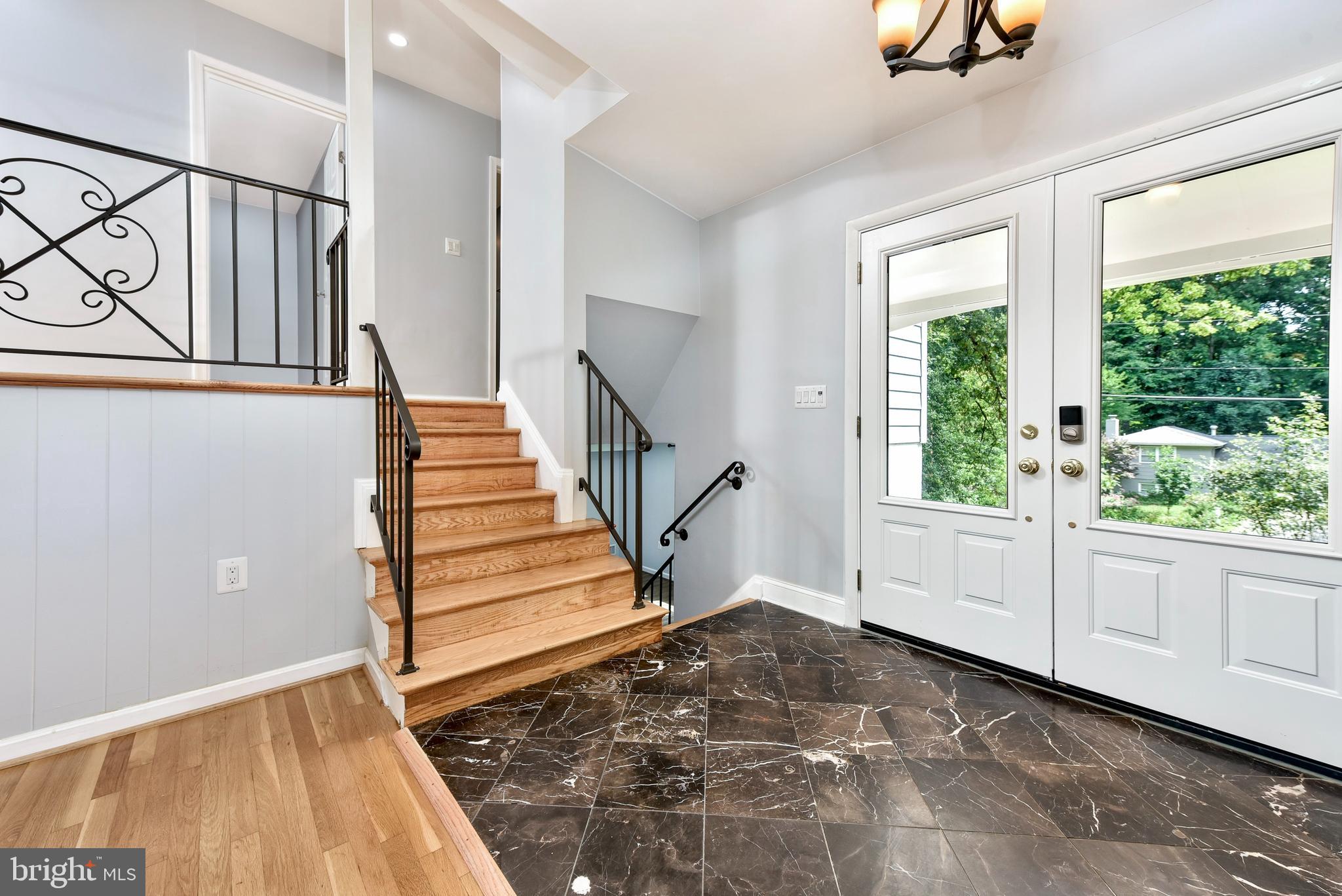 5012 Dodson Drive Annandale, VA 22003 - Photo 22 of 44 a view of entryway and hall with wooden floor